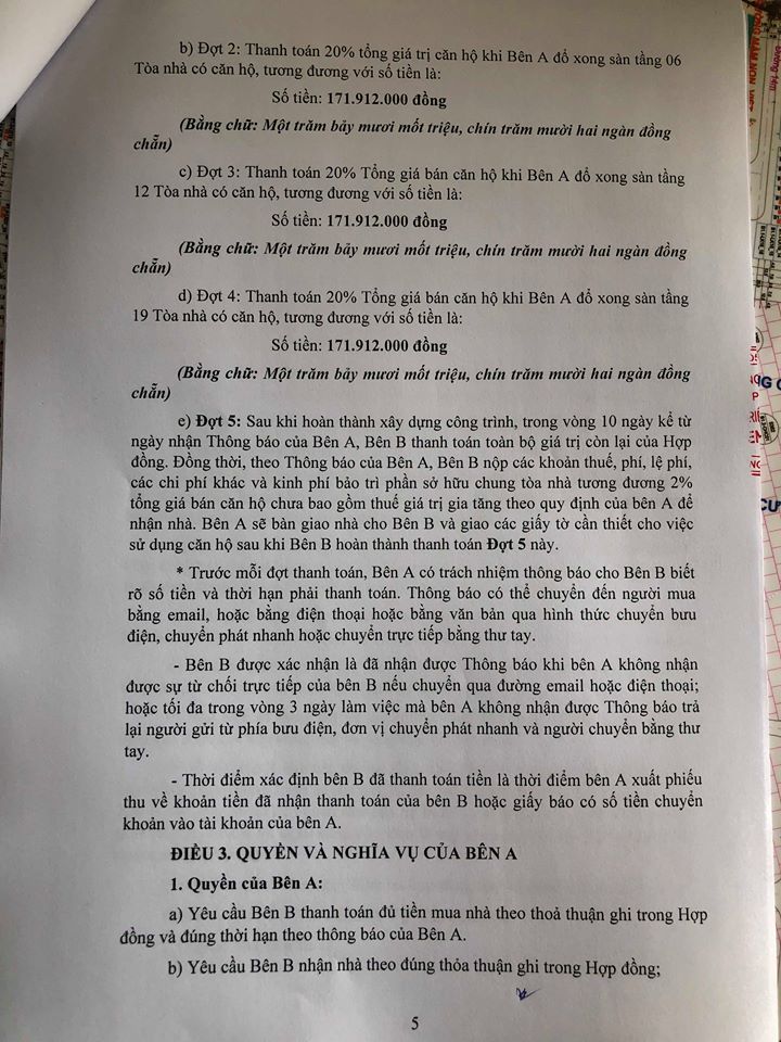 mẫu hợp đông mua bán chung cư thanh hà