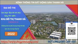 bảng giá liền kề Thanh Hà 2019