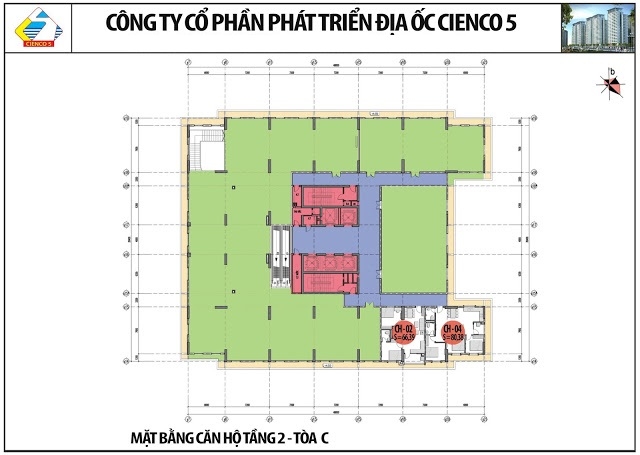 mặt bằng chung cư thanh hà b2.1 hh02c