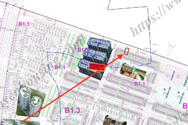 bán liền kề thanh hà b1.1