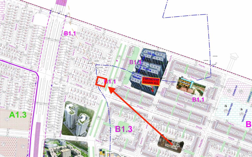 bán biệt thự thanh hà b1.1 biệt thự 5