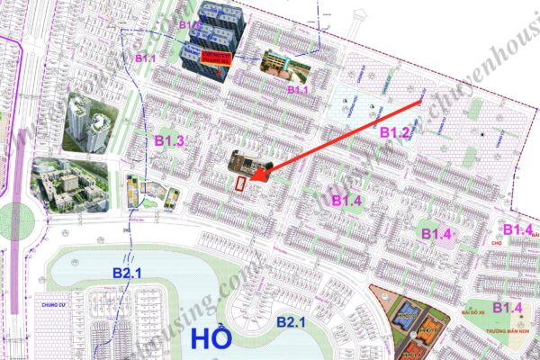 bán biệt thự thanh hà b1.3 biệt thự 15