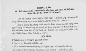 xây dựng nhà ở liền kề biệt thự thanh hà