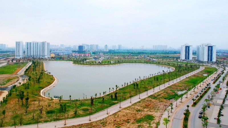 tiến độ khu đô thị thanh hà