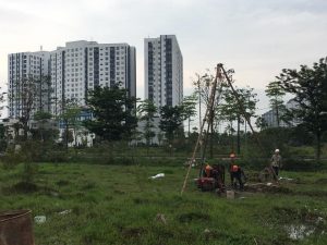 tiến độ liền kề thanh hà 2020