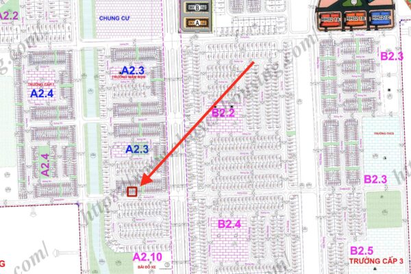 bán liền kề thanh hà a2.3 giá rẻ