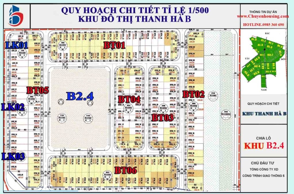 biệt thự thanh hà b2.4