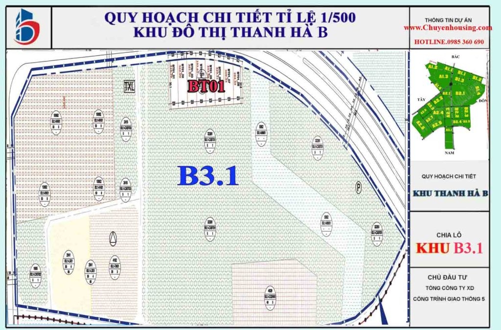 biệt thự thanh hà b3.1