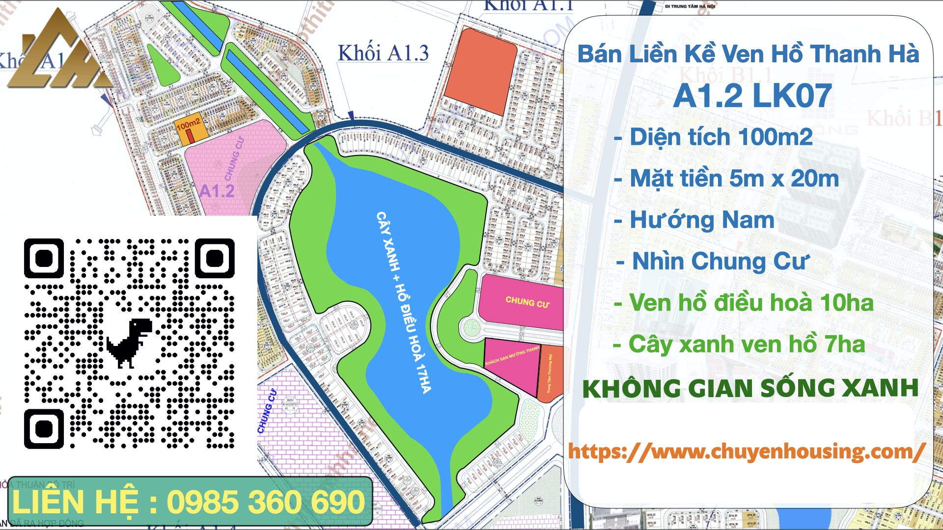 bán liền kề thanh hà a1.2 liền kề 0