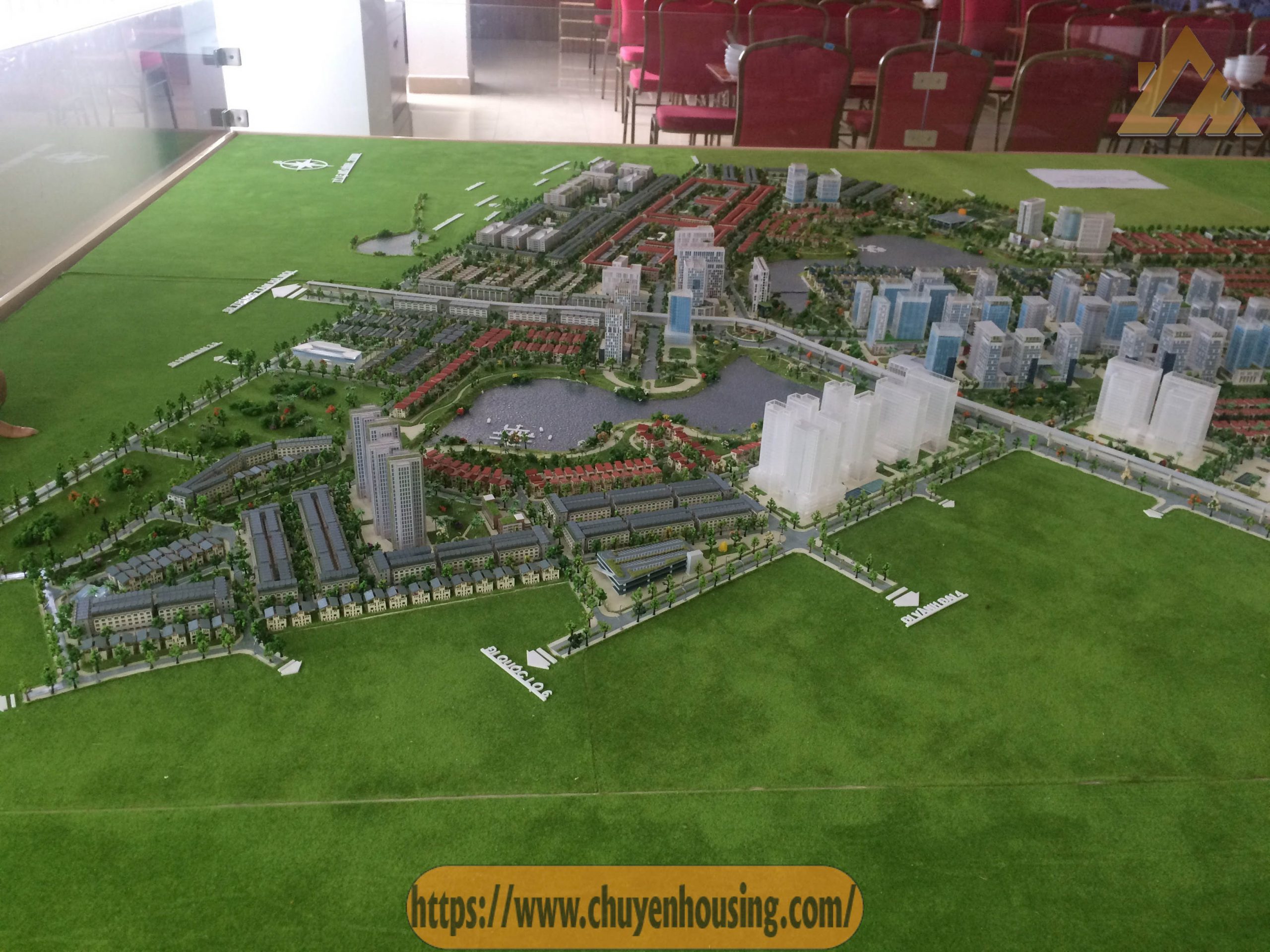 phối cảnh tổng thể khu đô thị thanh hà