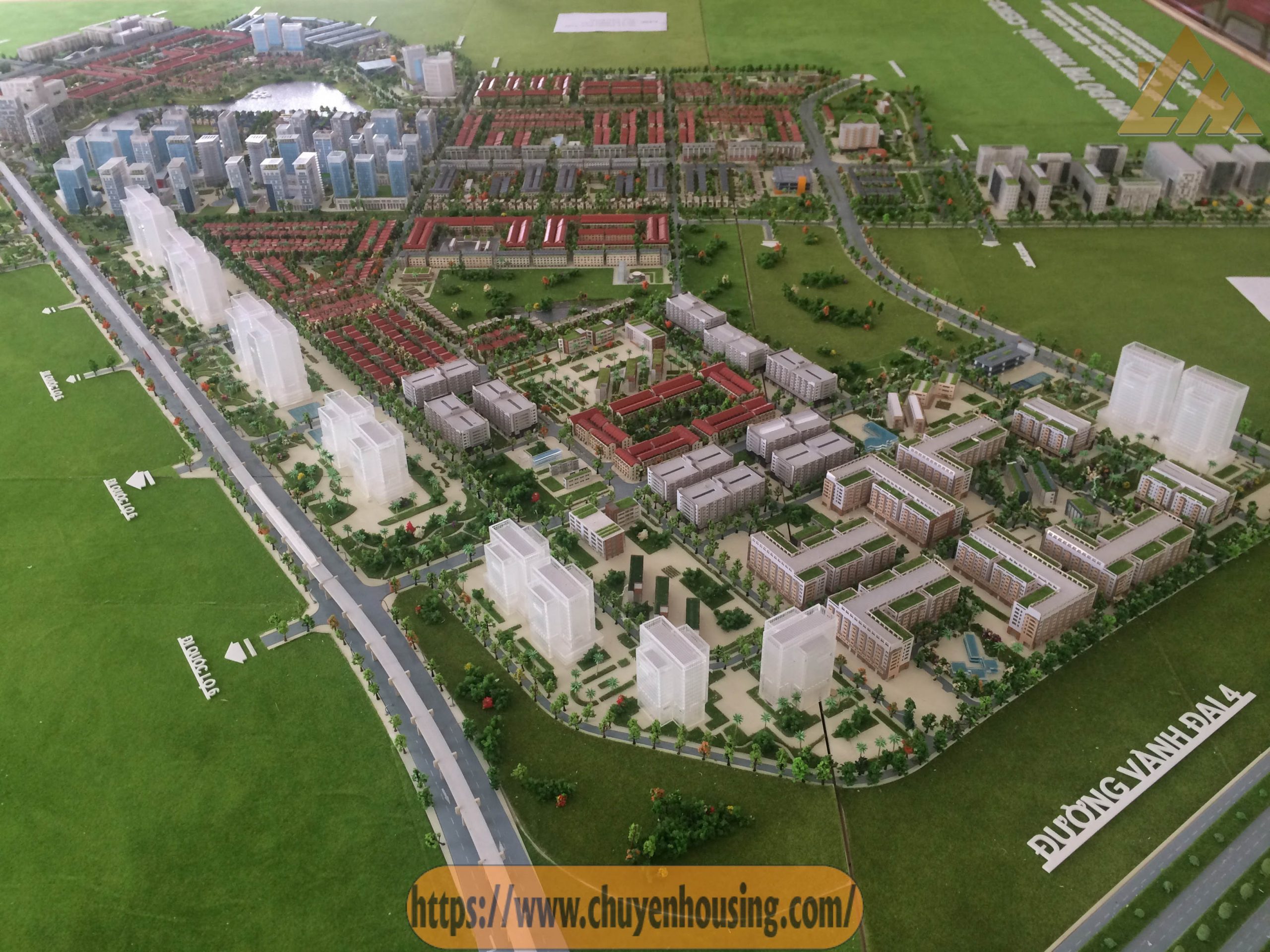 phối cảnh tổng thể khu đô thị thanh hà