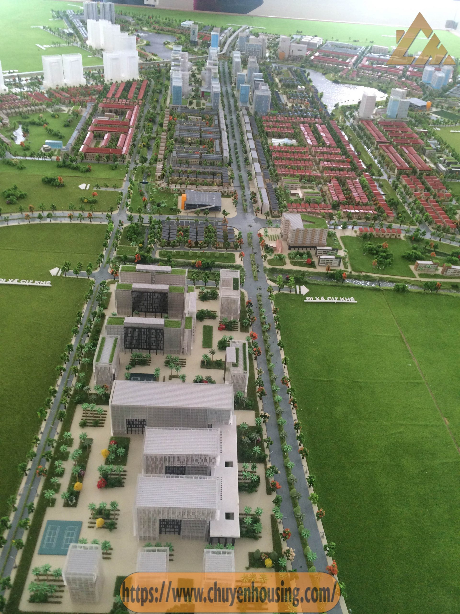 phối cảnh tổng thể khu đô thị thanh hà