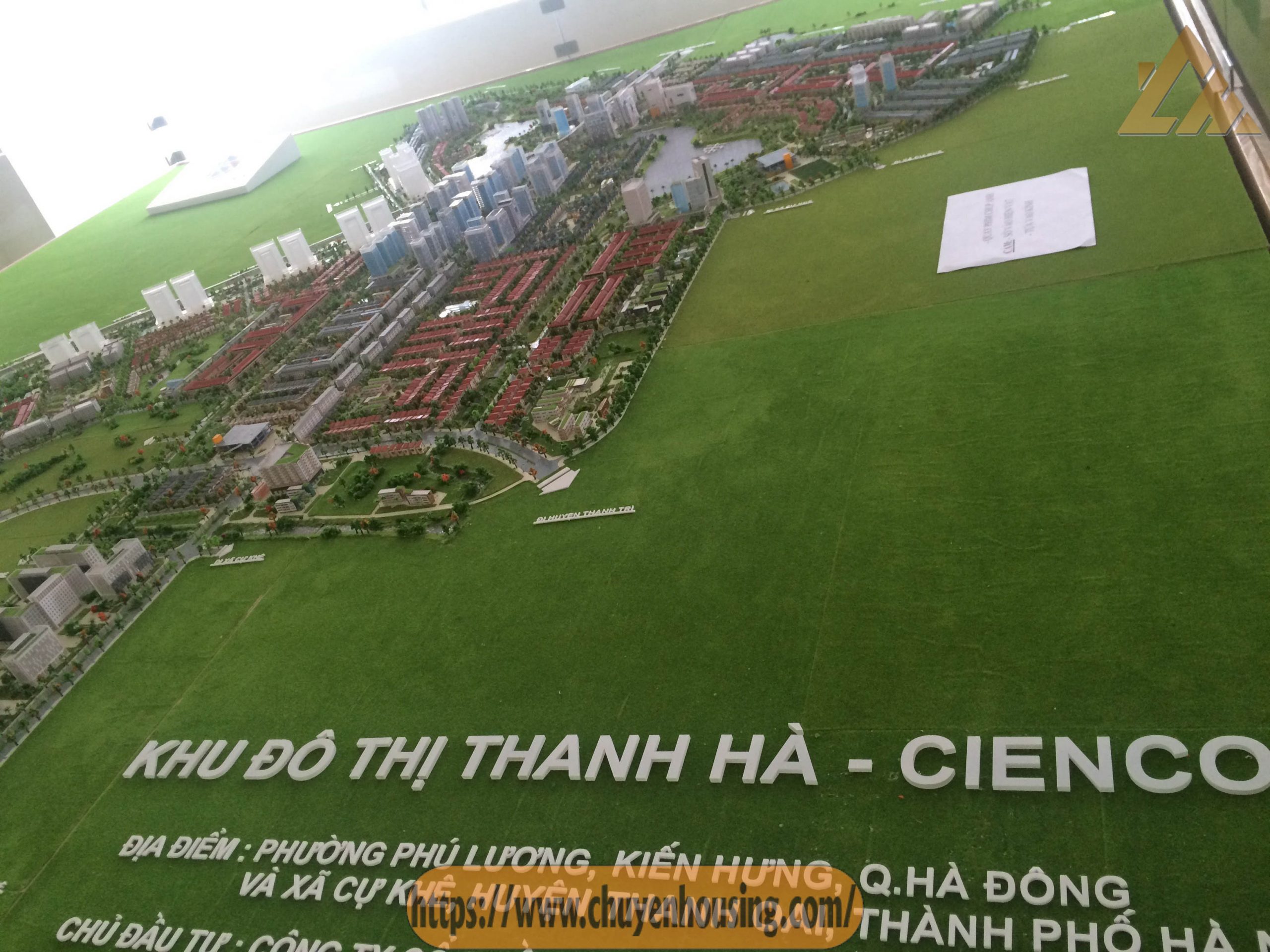 phối cảnh tổng thể khu đô thị thanh hà
