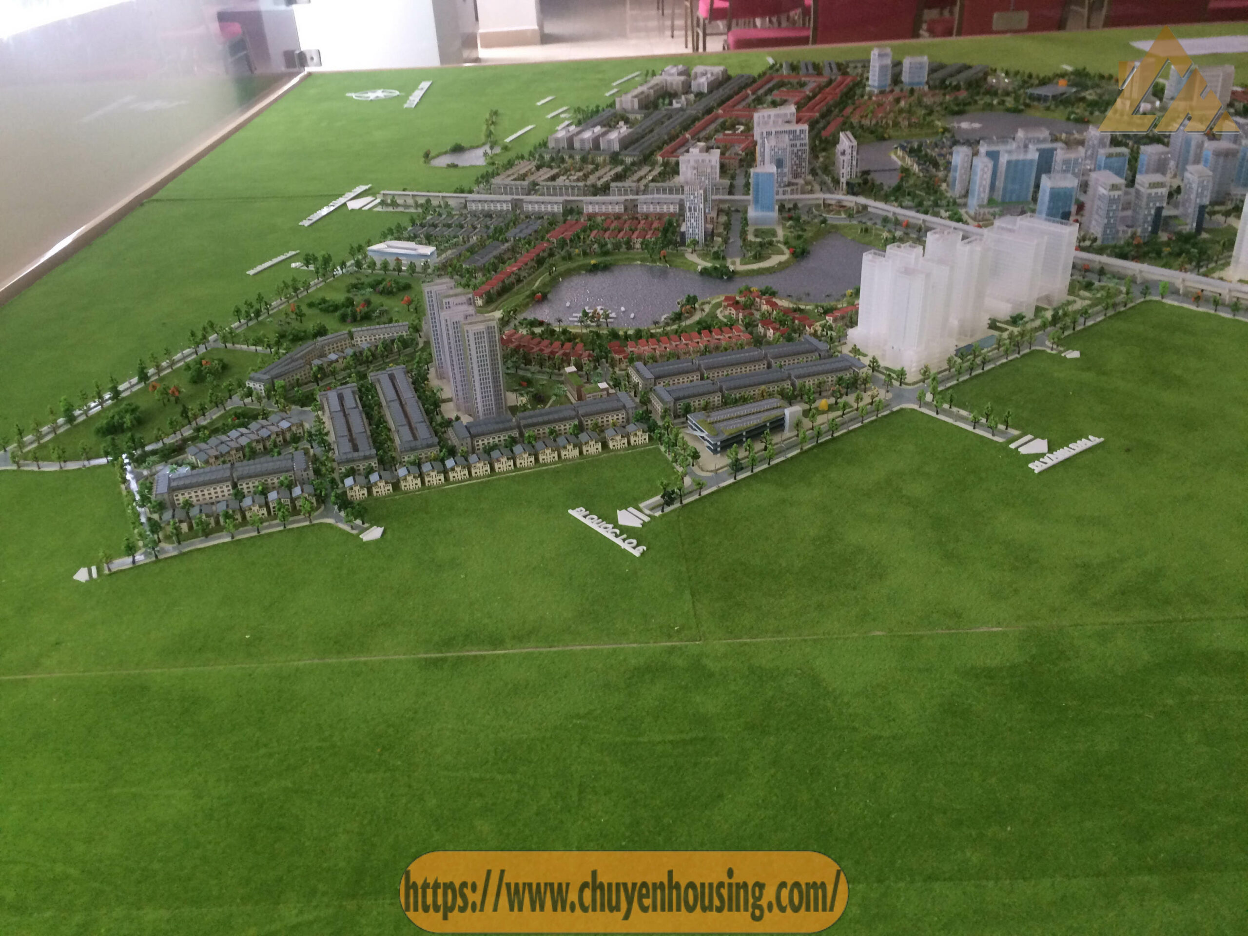 phối cảnh tổng thể khu đô thị thanh hà