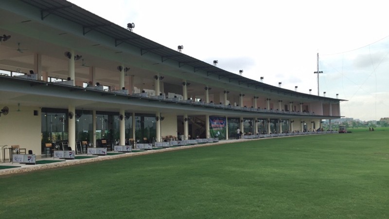 sân tập golf thanh hà