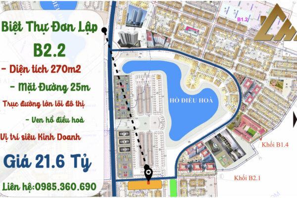 bán biệt thự thanh hà b2.2 biệt thự 0
