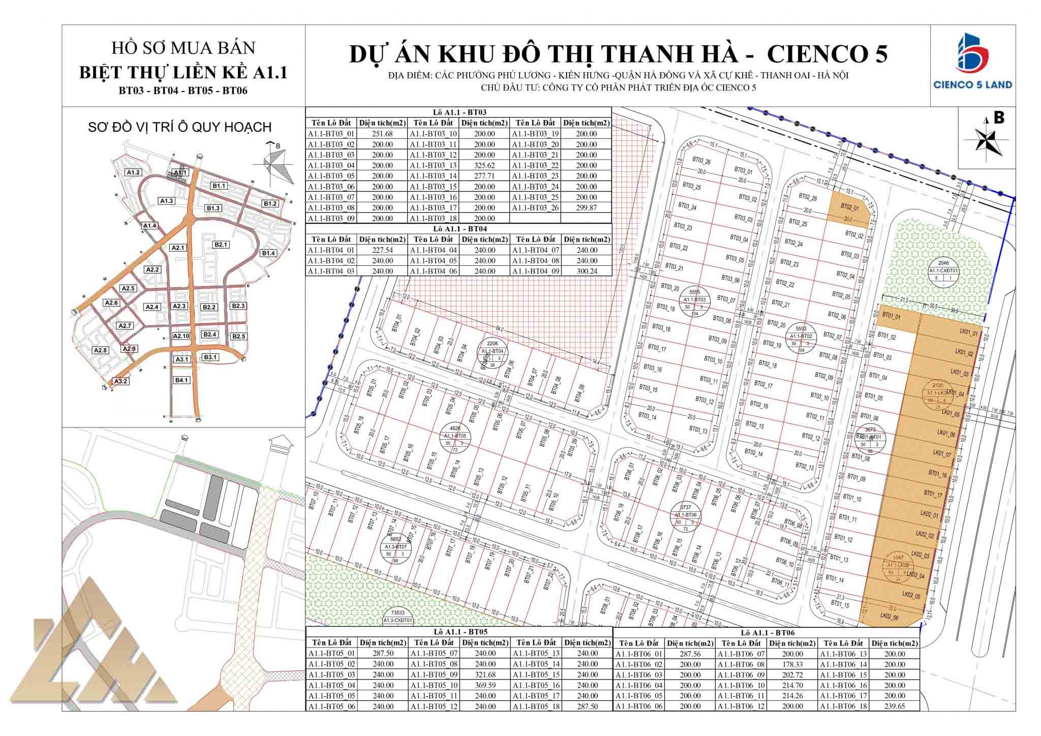 biệt thự thanh hà a1.1