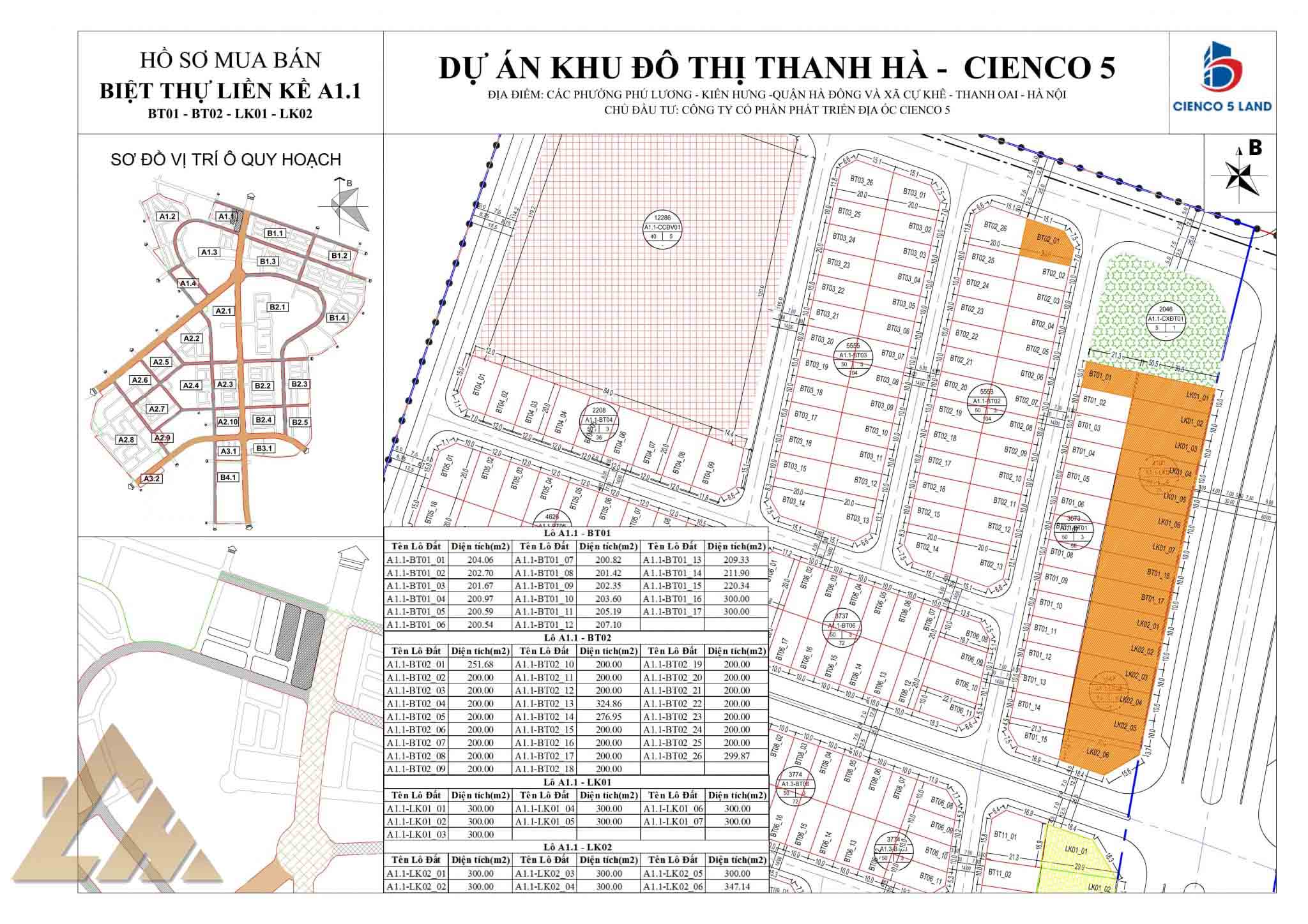 biệt thự thanh hà a1.1