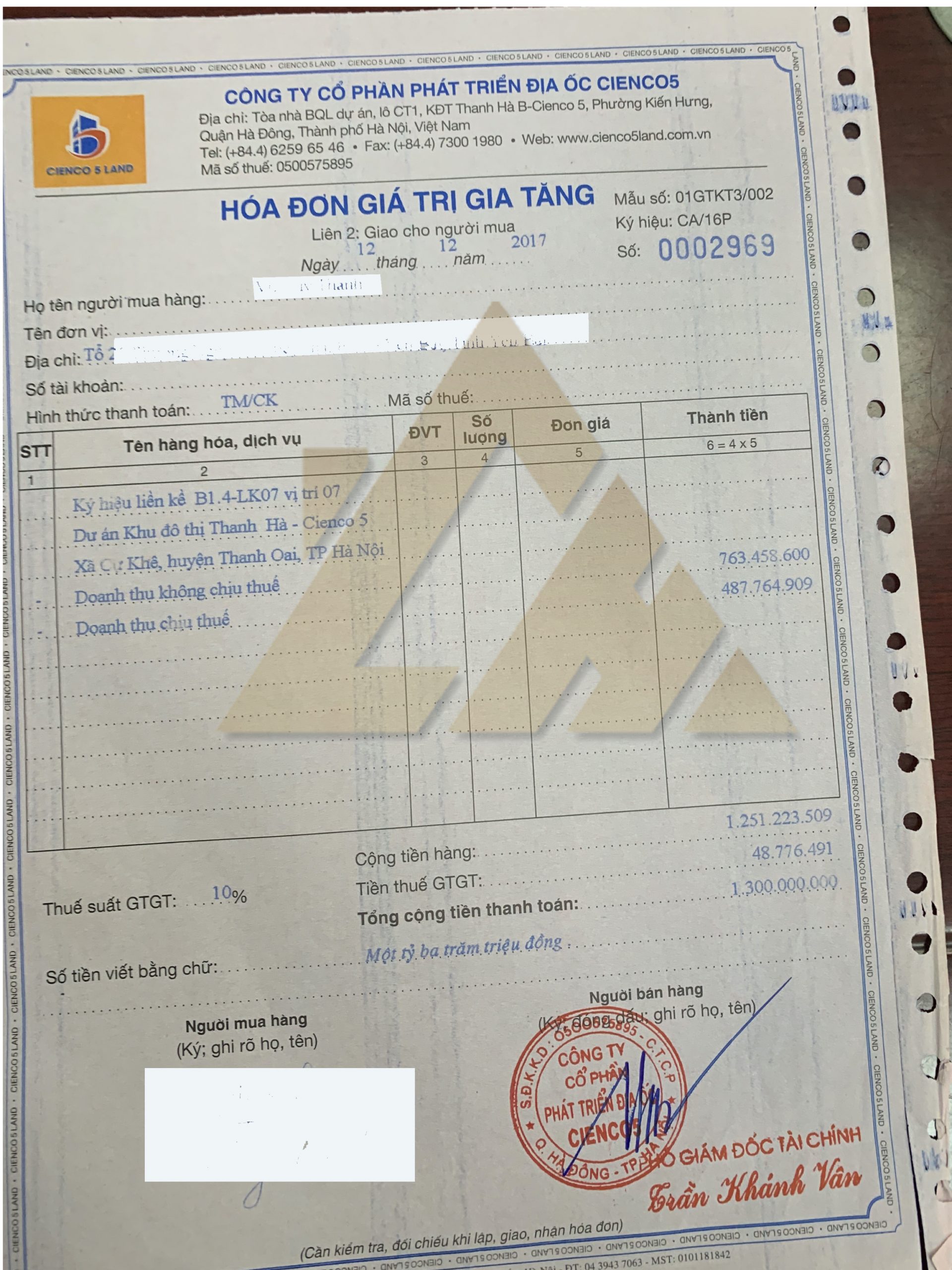 chuyển nhượng nhà ở khu đô thị thanh hà
