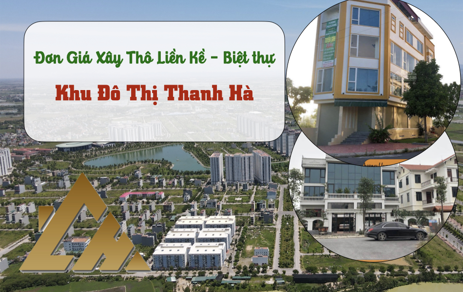 giá xây thô liền kề thanh hà