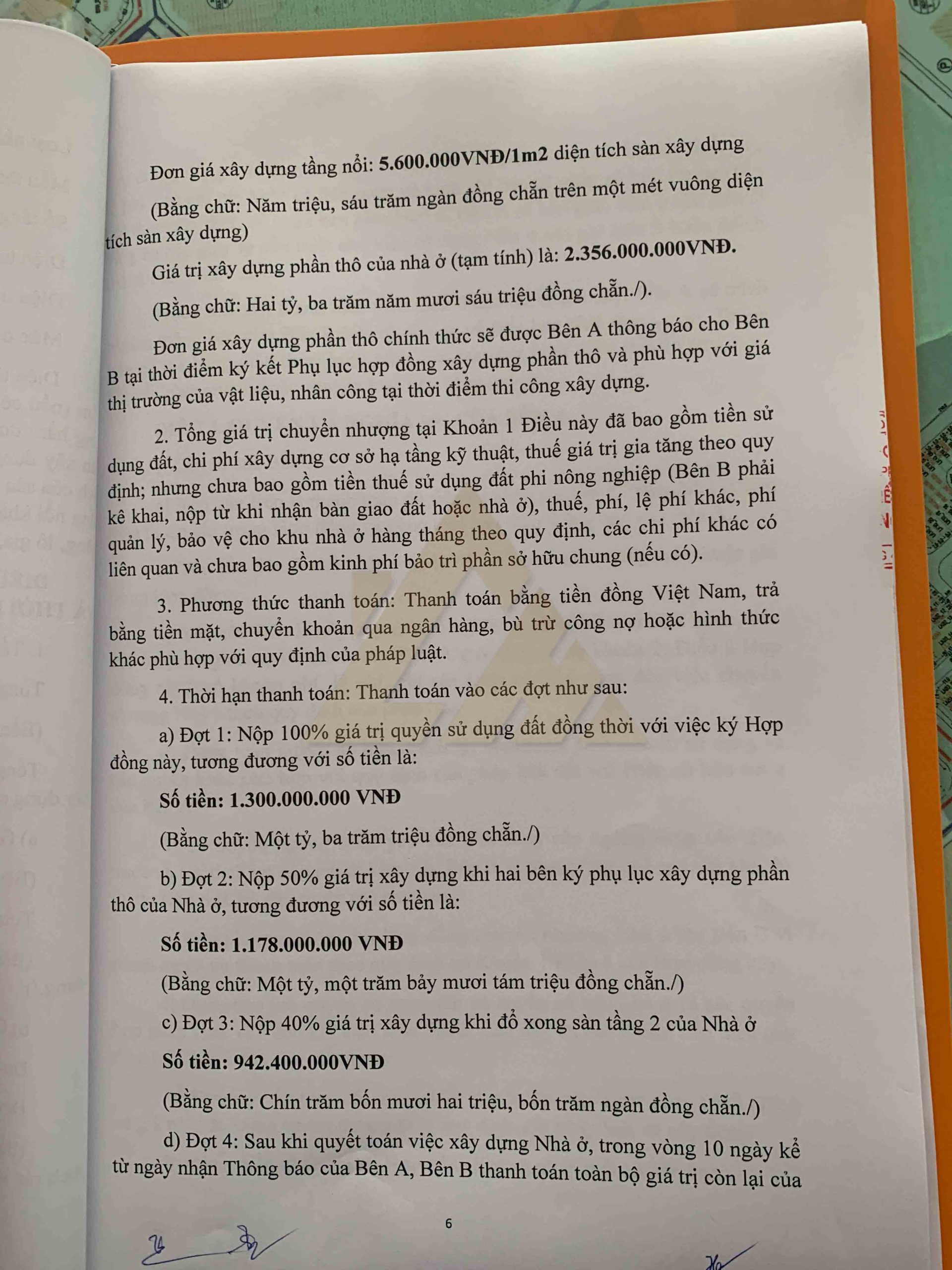 hợp đồng chuyển nhượng