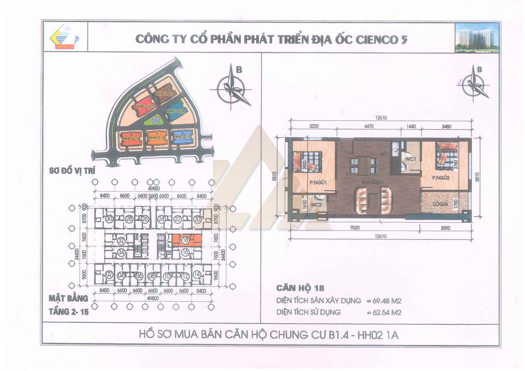 mặt bằng chung cư thanh hà b1.4 hh02 1
