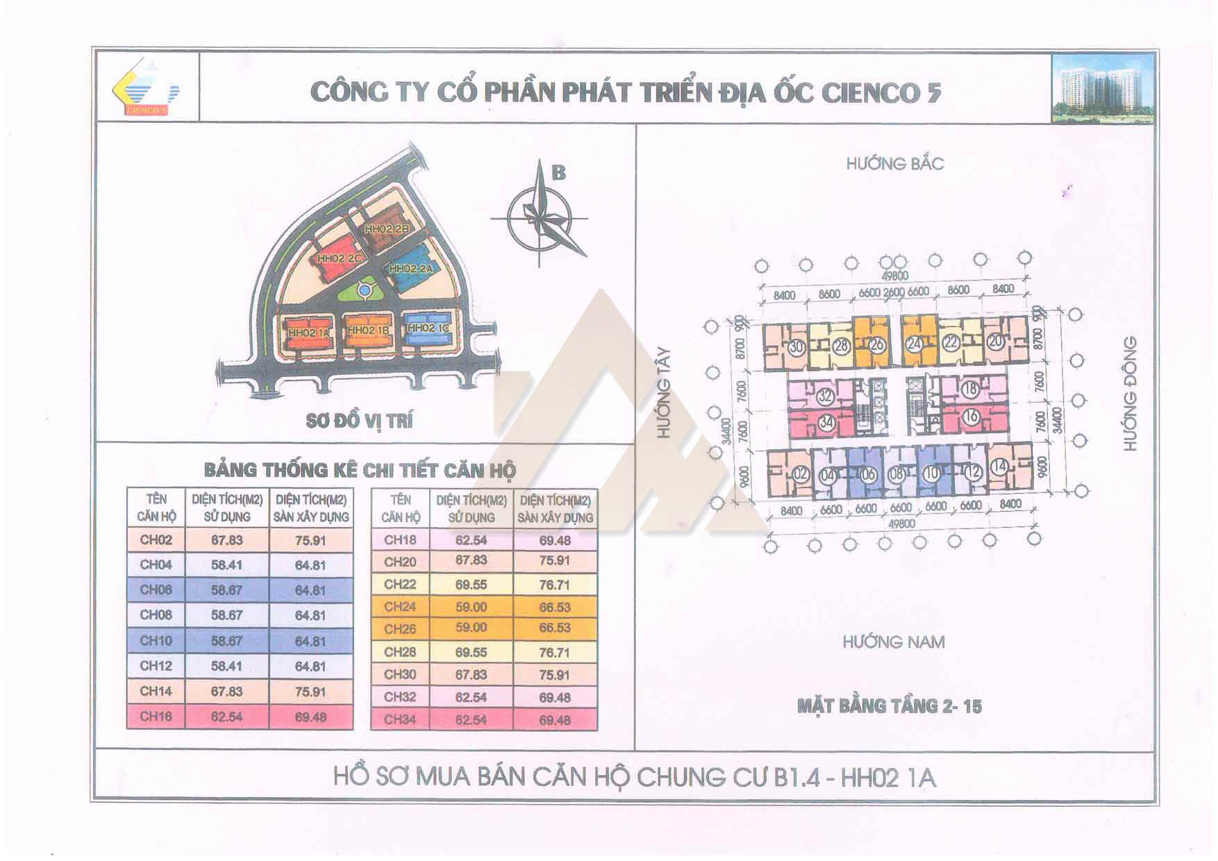 mặt bằng chung cư thanh hà b1.4 hh02 1