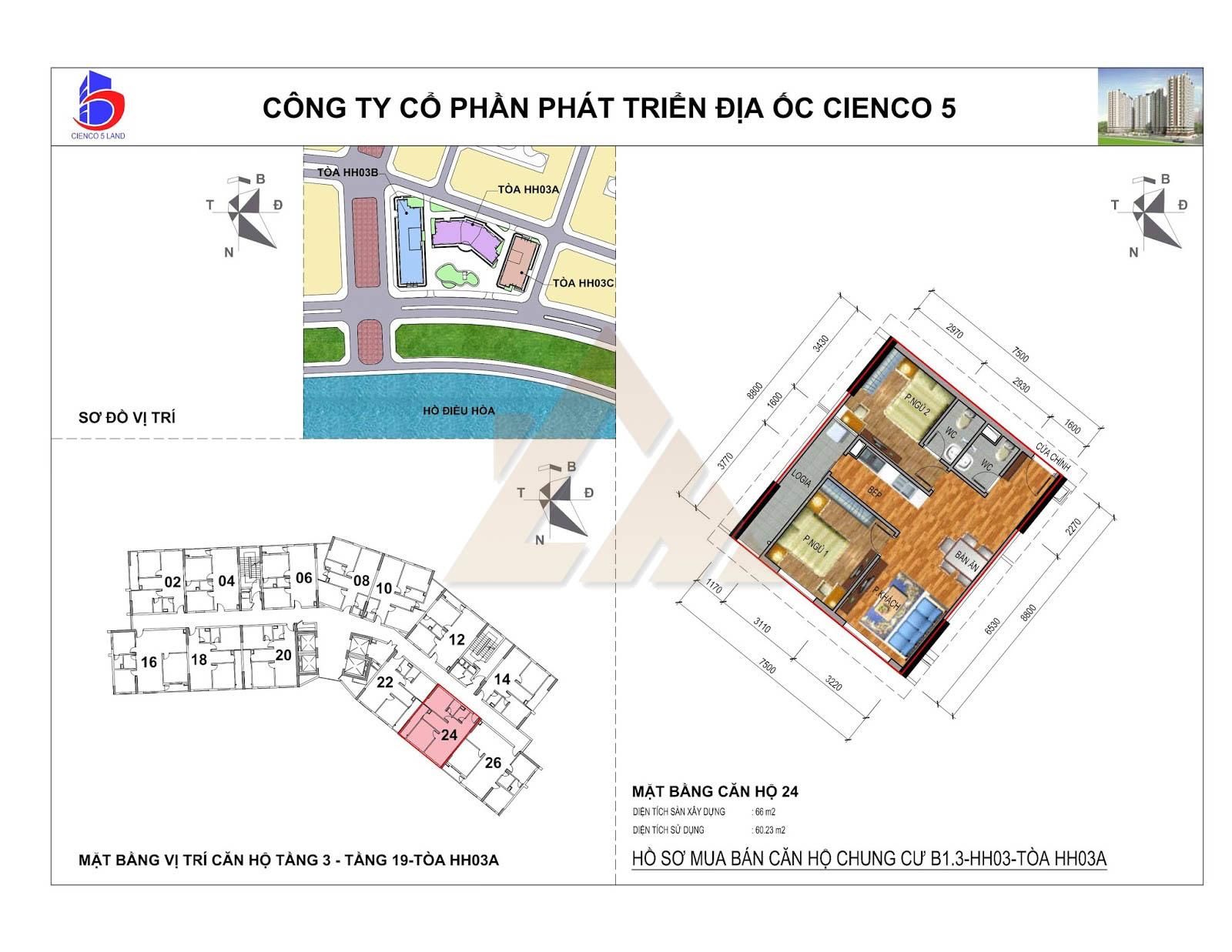 mặt bằng chung cư thanh hà b1.3 hh03