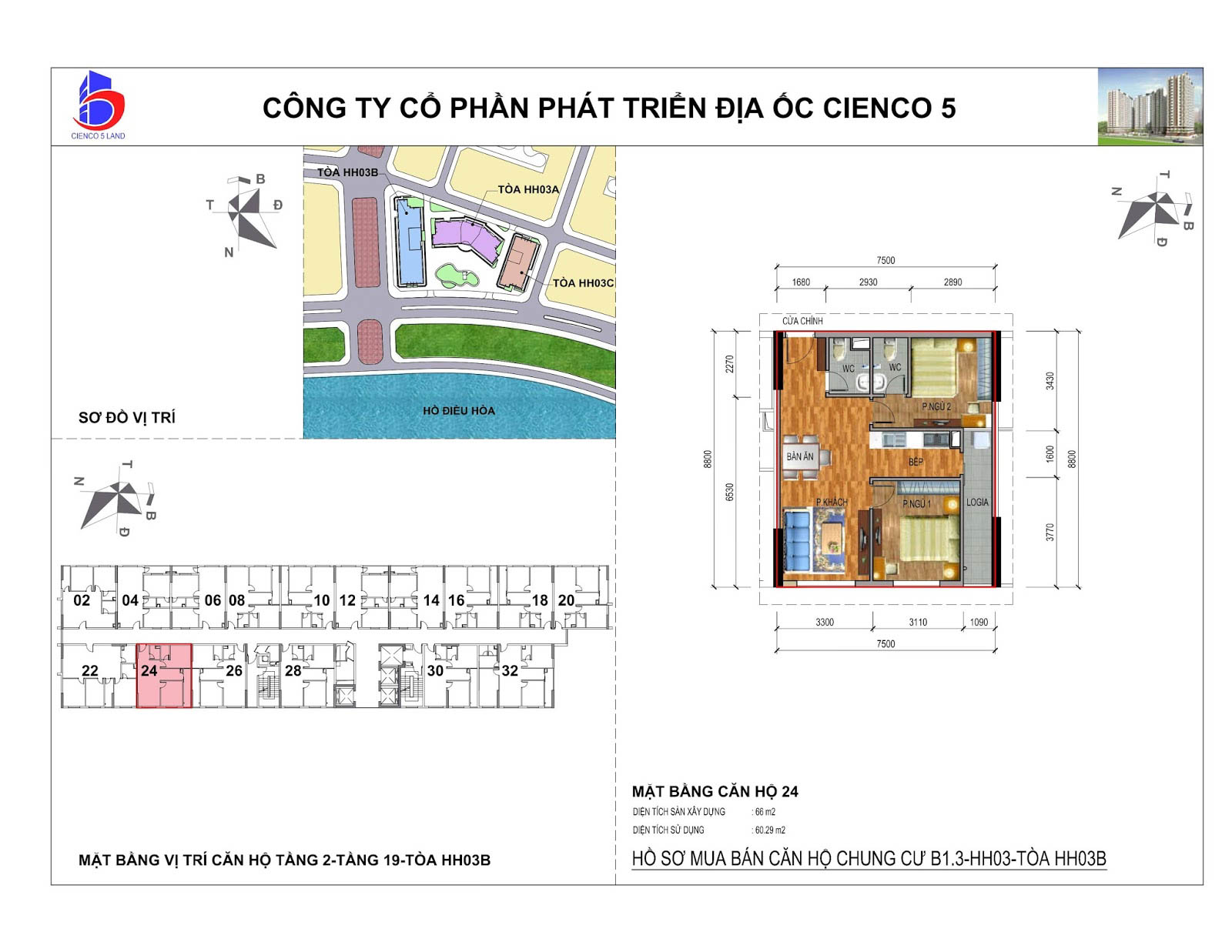 mặt bằng chung cư thanh hà b1.3 hh03b