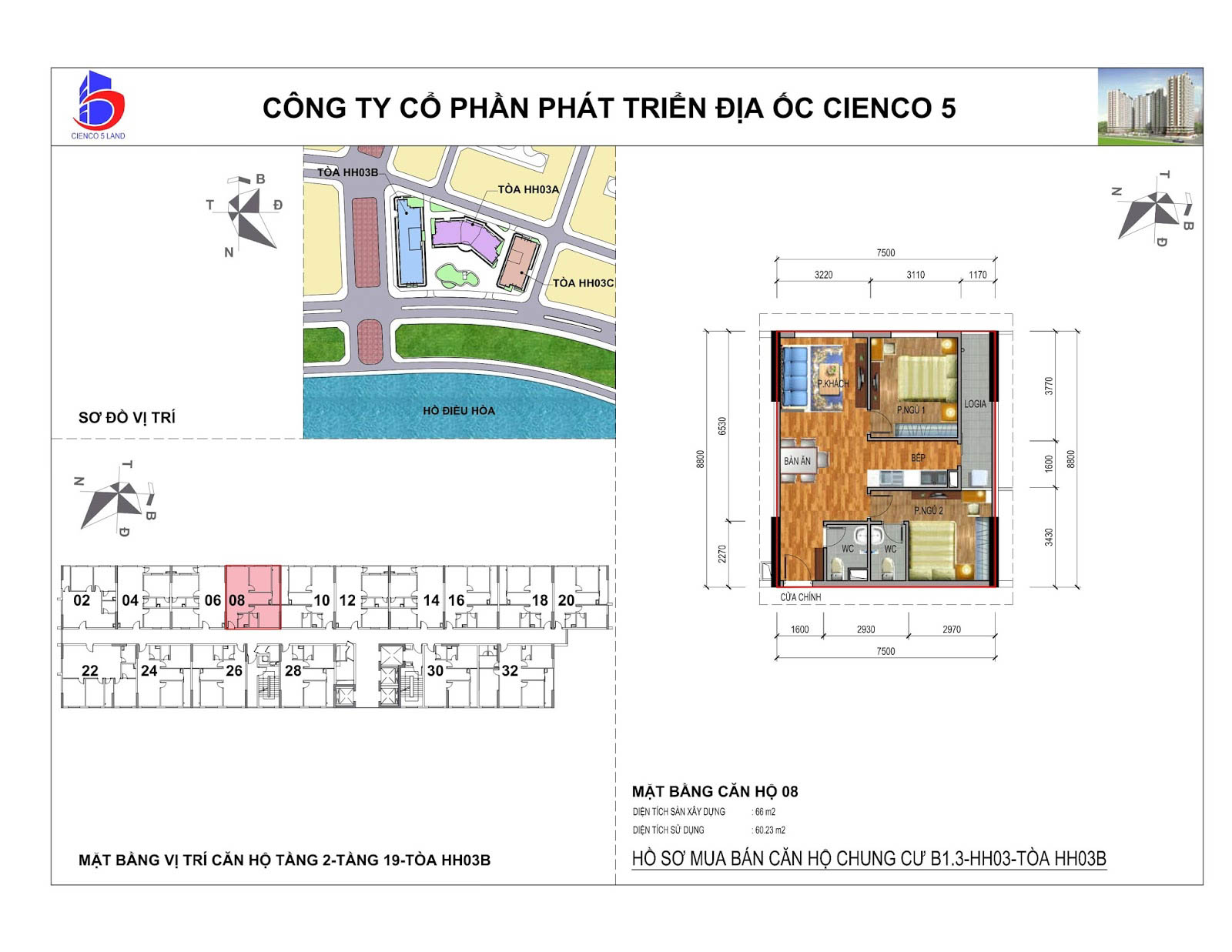mặt bằng chung cư thanh hà b1.3 hh03b