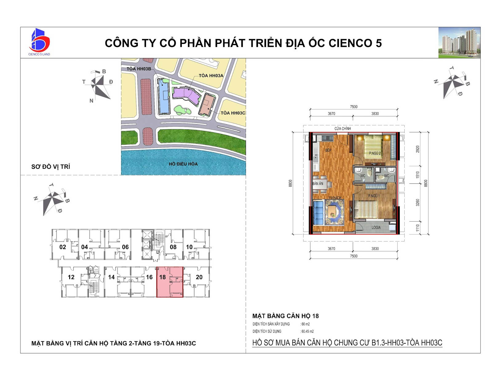 mặt bằng chung cư thanh hà b1.3 hh03c