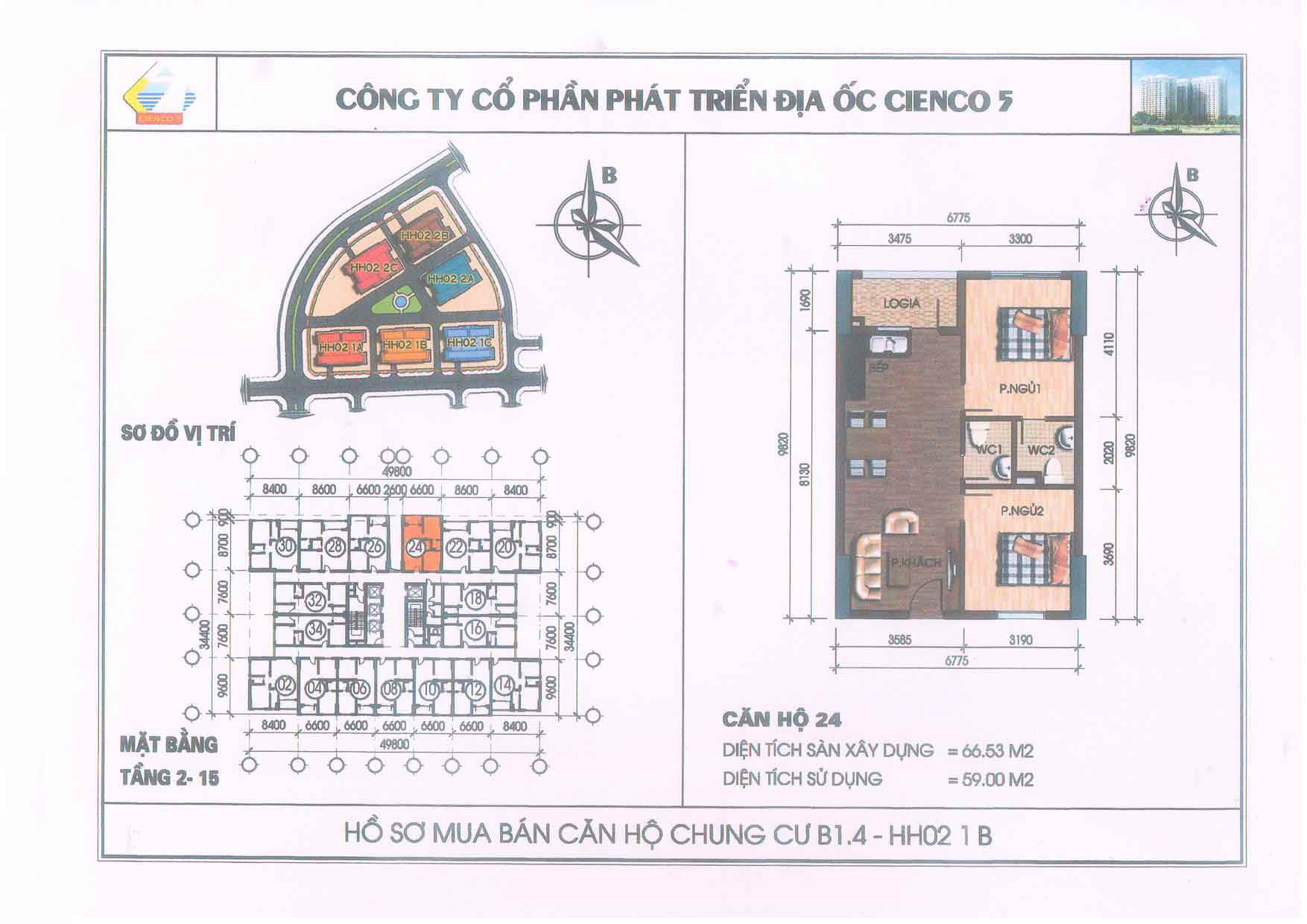mặt bằng chung cư thanh hà b1.4 hh02 1b