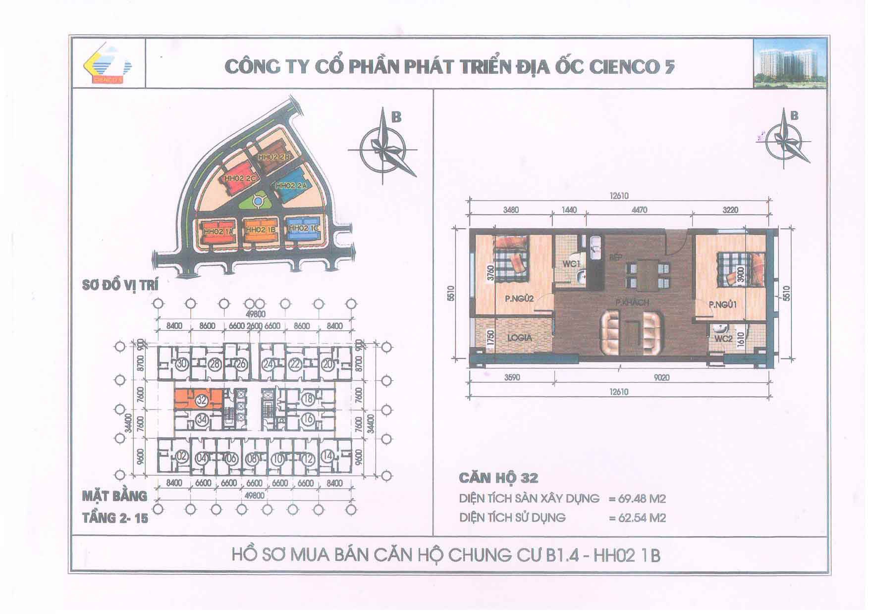 mặt bằng chung cư thanh hà b1.4 hh02 1b