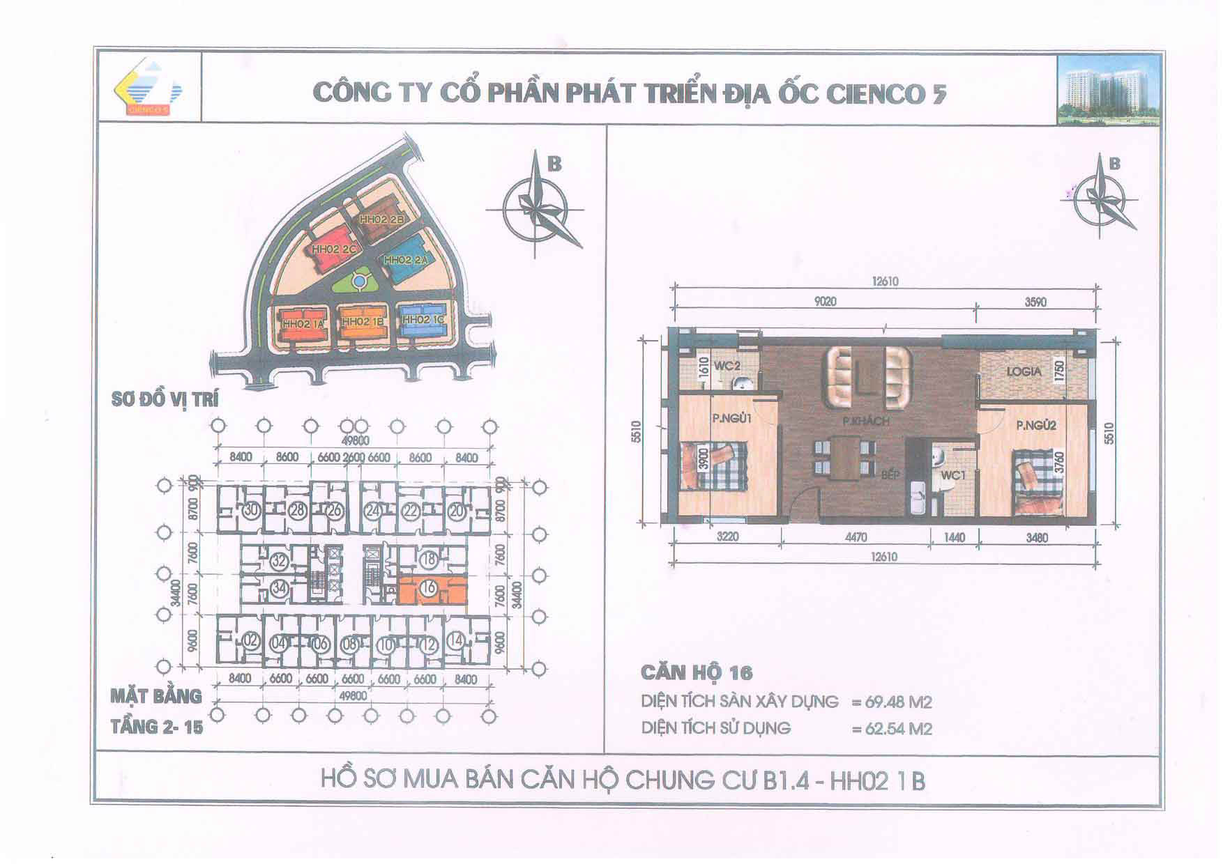 mặt bằng chung cư thanh hà b1.4 hh02 1b