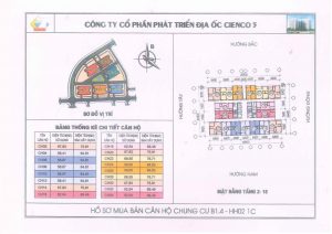 mặt bằng chung cư thanh hà b1.4 hh02 1c