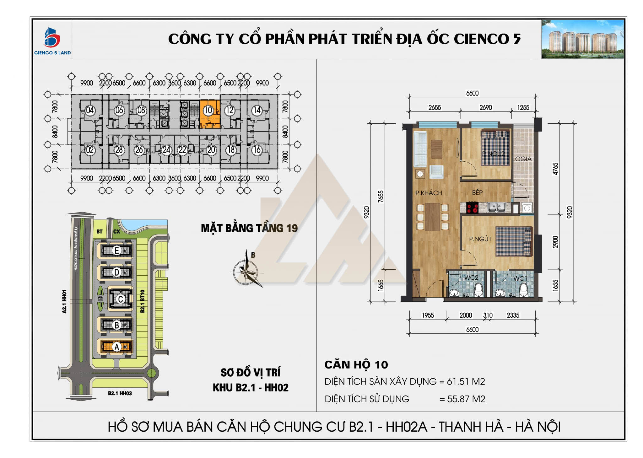 mặt bằng chung cư thanh hà b2.1 hh02