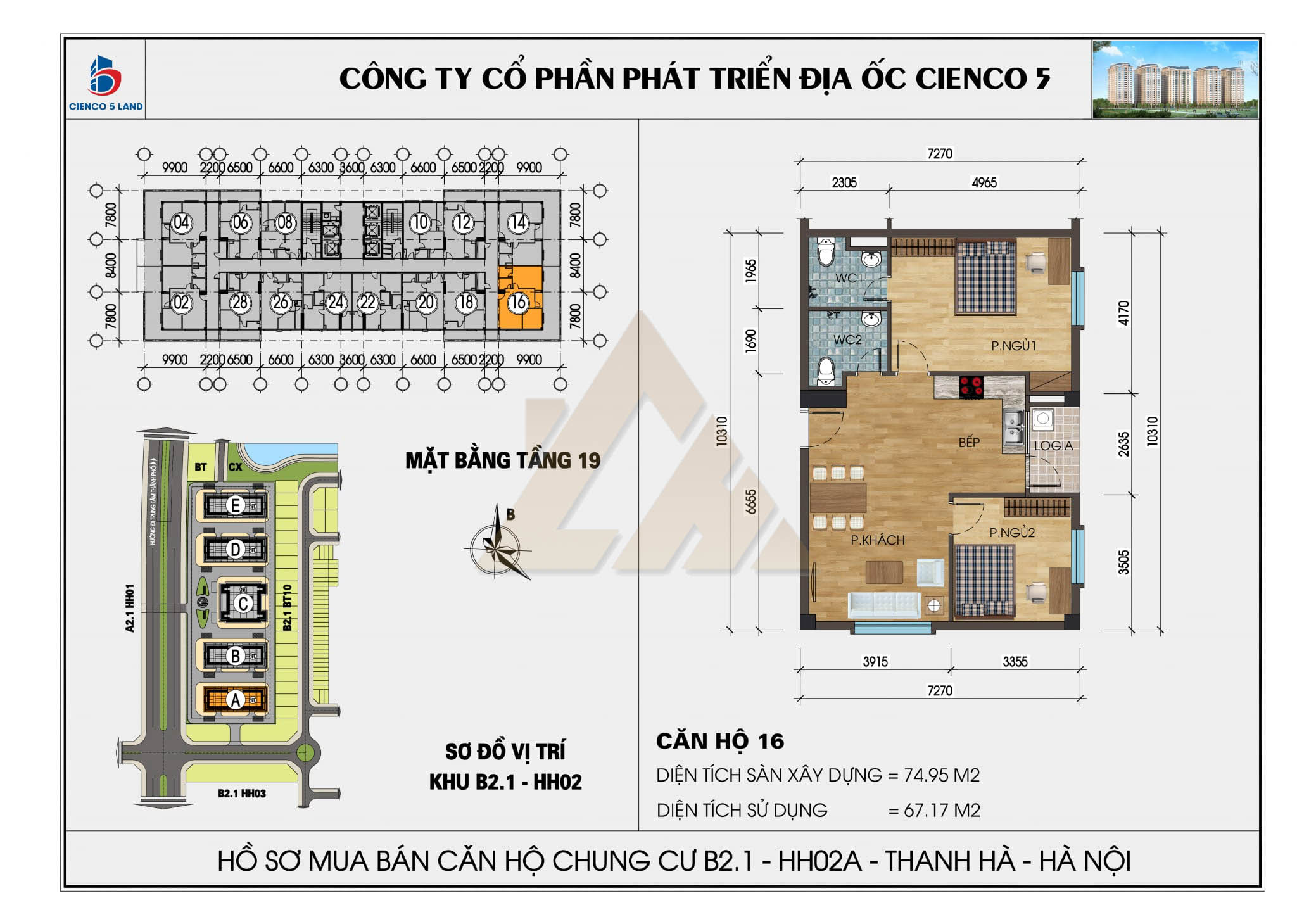 mặt bằng chung cư thanh hà b2.1 hh02