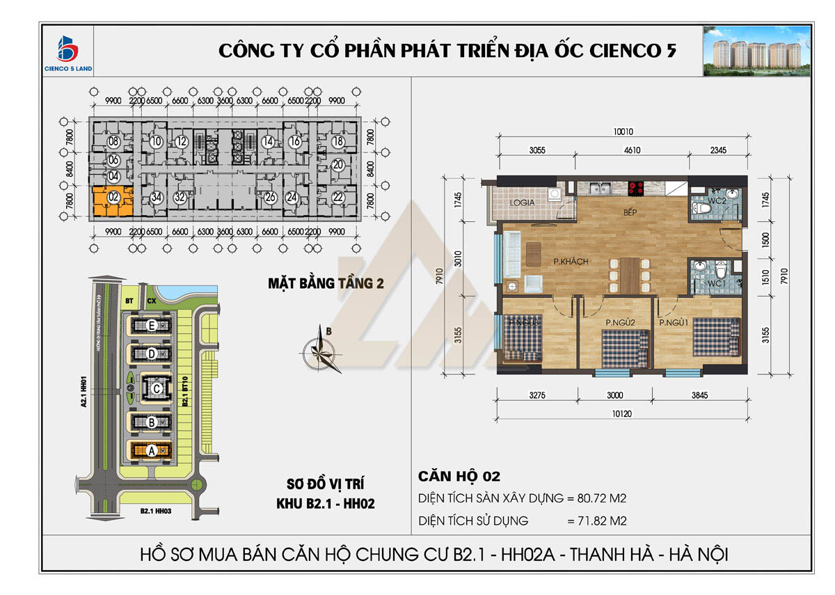 mặt bằng chung cư thanh hà b2.1 hh