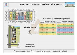 mặt bằng chung cư thanh hà b2.1 hh02b tầng 19