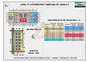 mặt bằng chung cư thanh hà b2.1 hh03 tầng 3