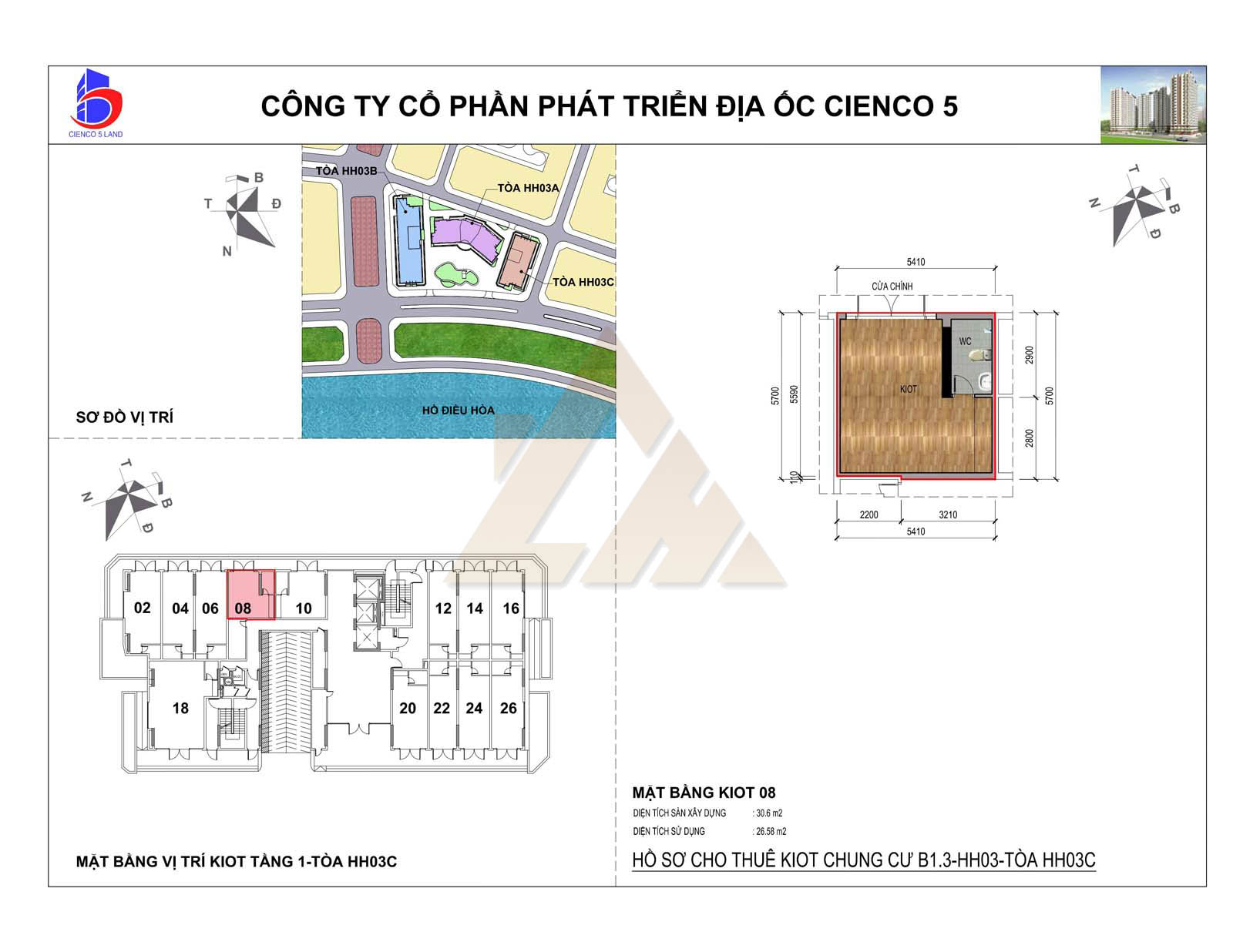 mặt bằng ki ốt thanh hà b1.3 hh03c