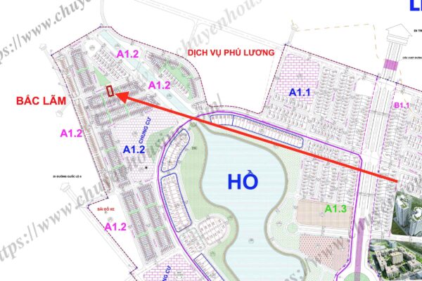 bán liền kề thanh hà a1.2 nhìn vườn hoa