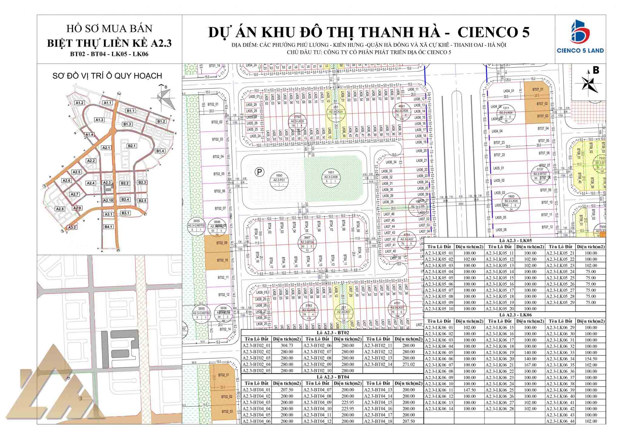 biệt thự thanh hà a2.3