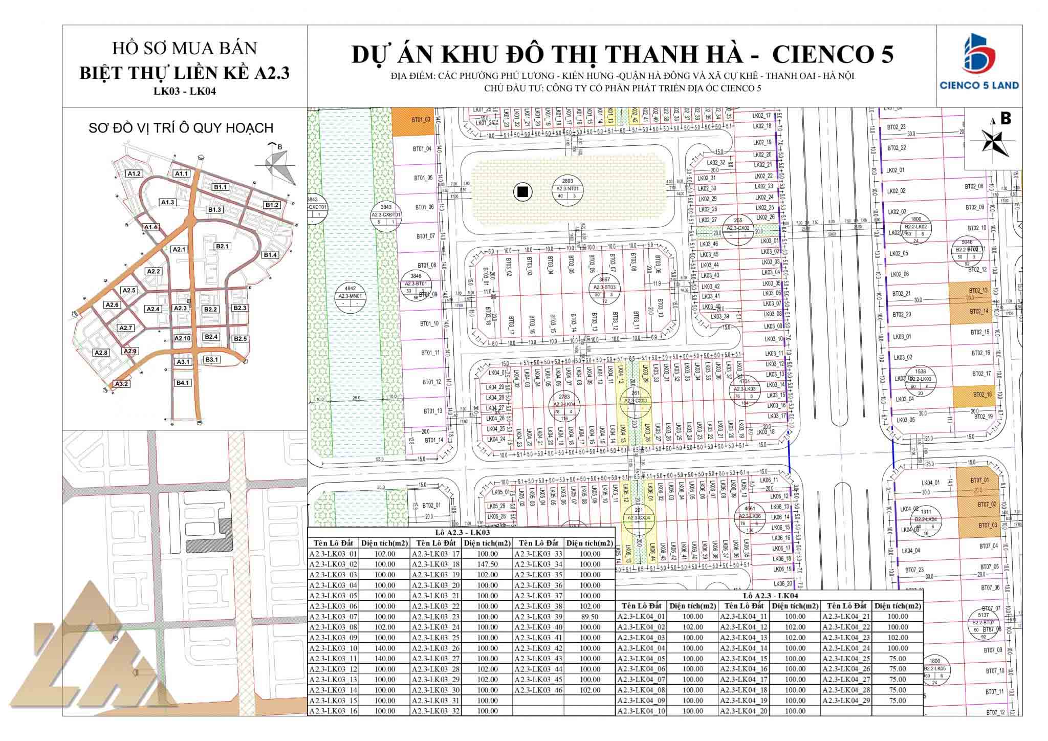 biệt thự thanh hà a2.3