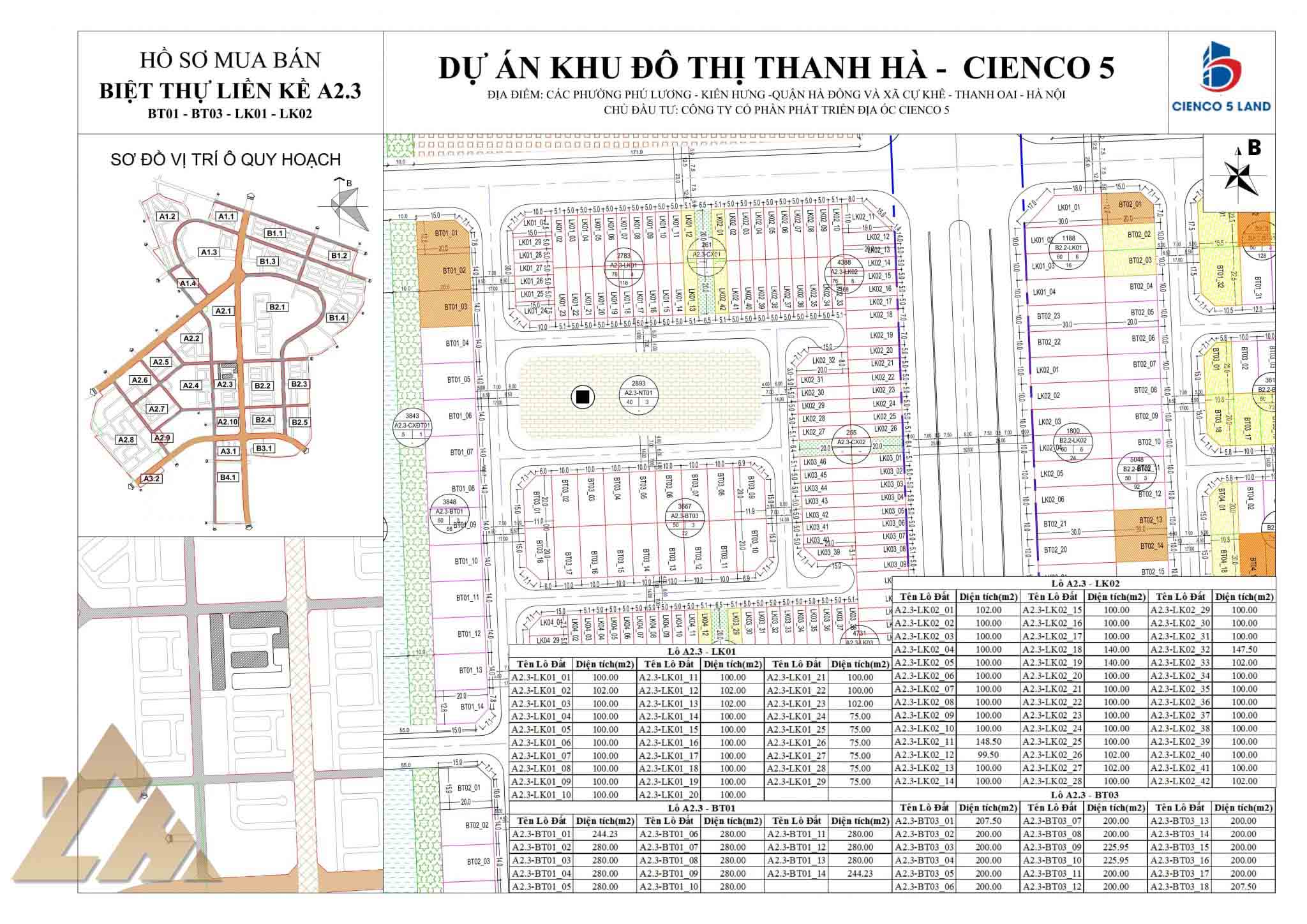 biệt thự thanh hà a2.3