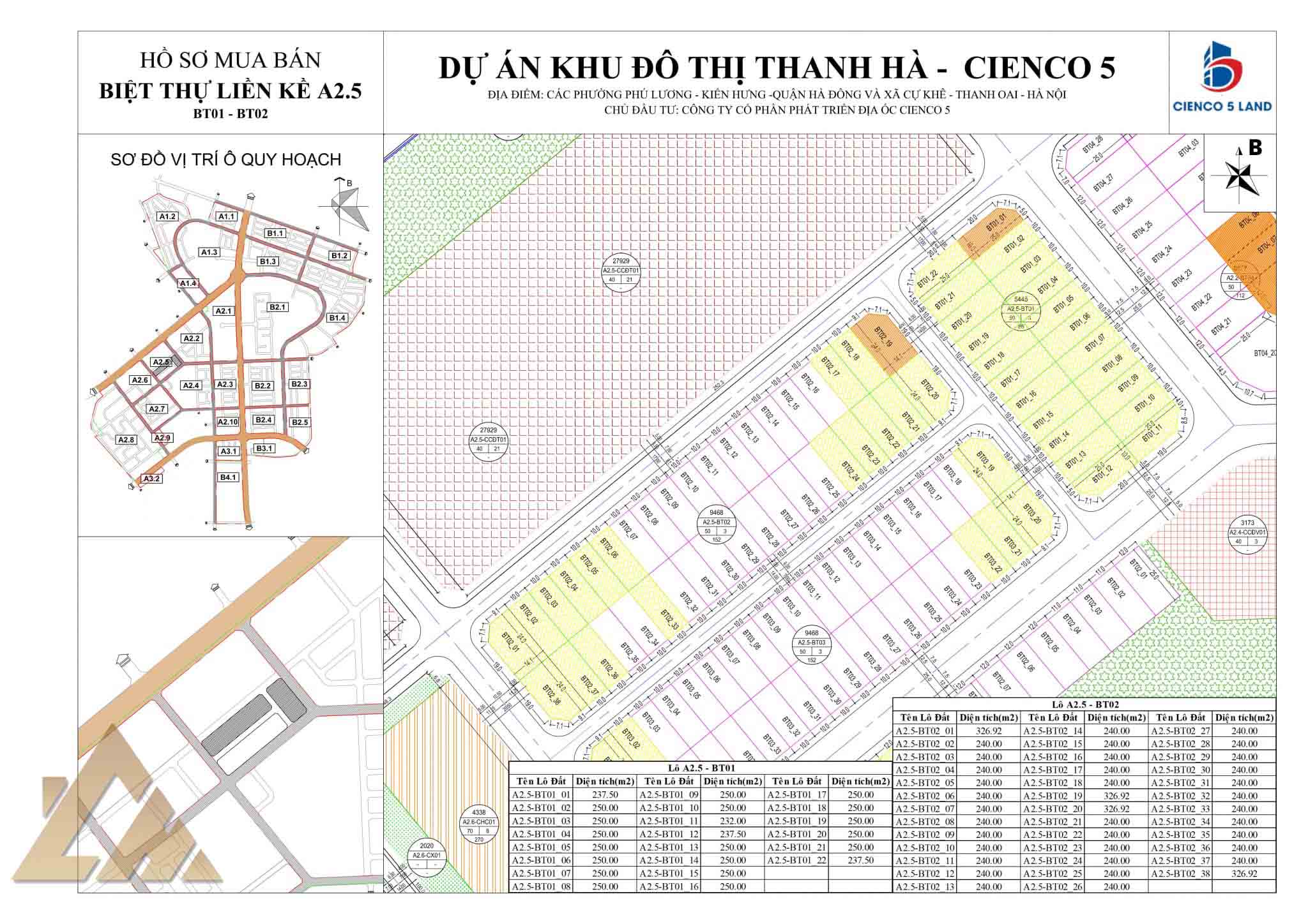 biệt thự thanh hà a2.5