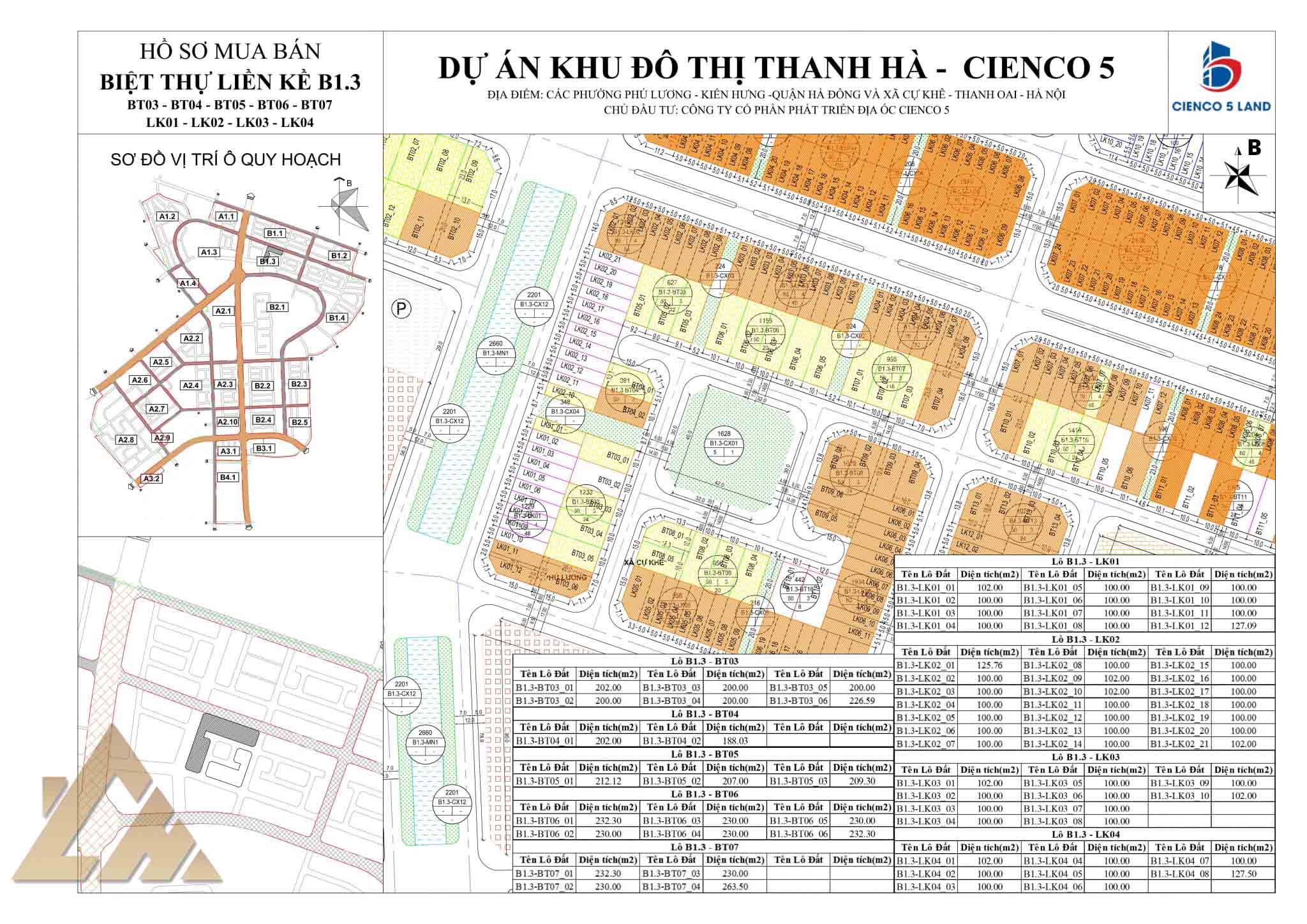 biệt thự thanh hà b1.3