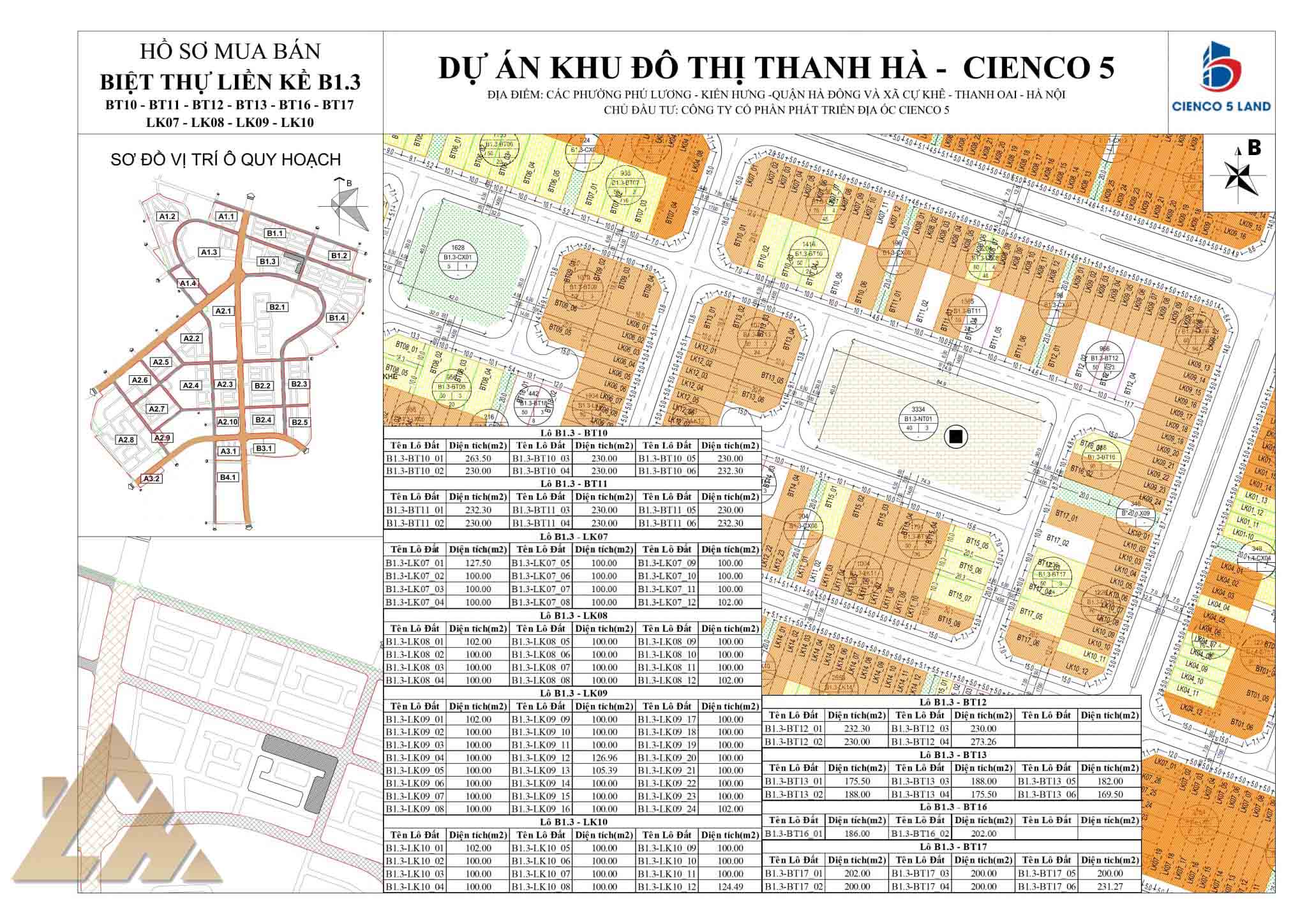 biệt thự thanh hà b1.3