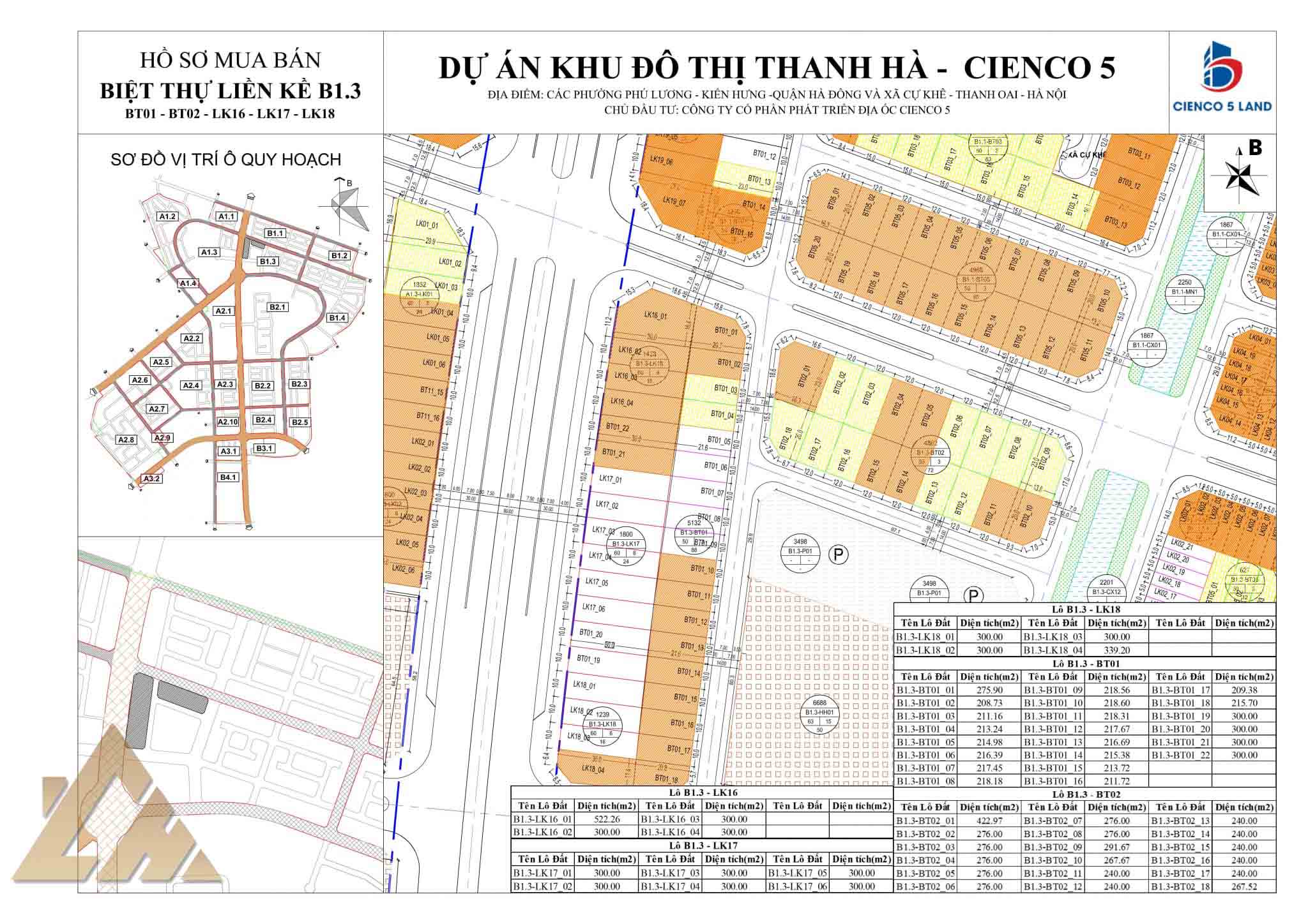 biệt thự thanh hà b1.3