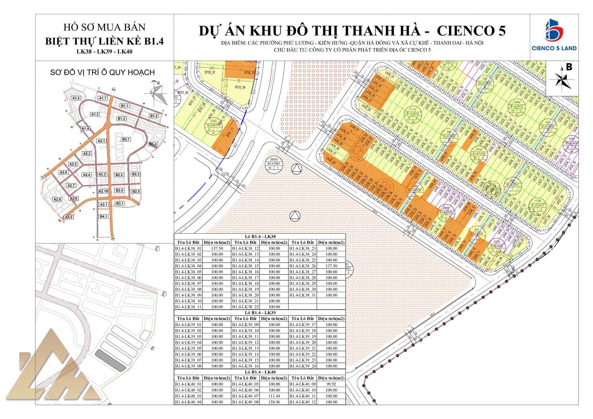 biệt thự thanh hà b1.4